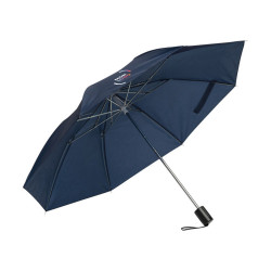 Parapluie pliable ouverture & fermeture manuelles bleu marine