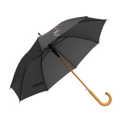 Parapluie canne ouverture automatique gris