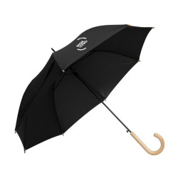 Parapluie canne en rPET ouverture automatique noir