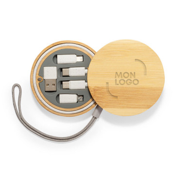 Set de câbles 15W en paille de blé