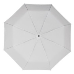 Parapluie golf pliable tempête ouverture fermeture auto blanc