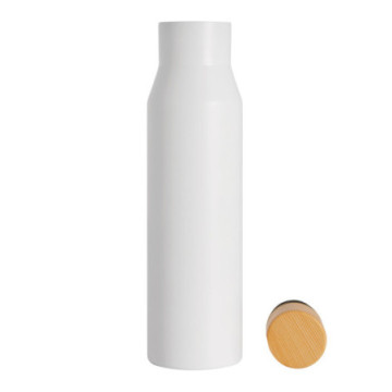 Bouteille isotherme blanche 500 mL en acier inoxydable