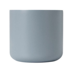 Mug gris en acier inoxydable à double paroi