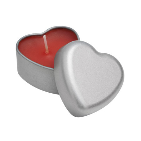 Bougie parfumée en forme de cœur