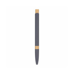 Stylo gris en bambou et aluminium recyclé