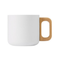 Mug blanc en acier inoxydable à double paroi