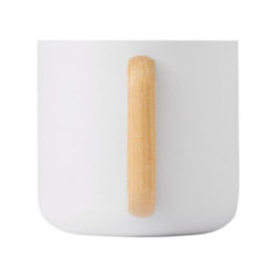 Mug blanc en acier inoxydable à double paroi