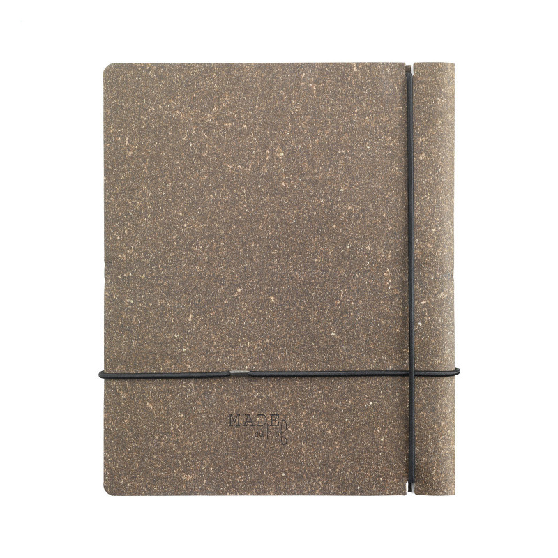 Carnet A5 en cuir recyclé Made out of®