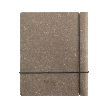 Carnet A5 en cuir recyclé Made out of®