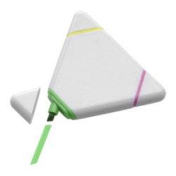 Surligneur triangle 3 couleurs
