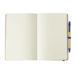 Carnet A5 en carton recyclé avec stylo