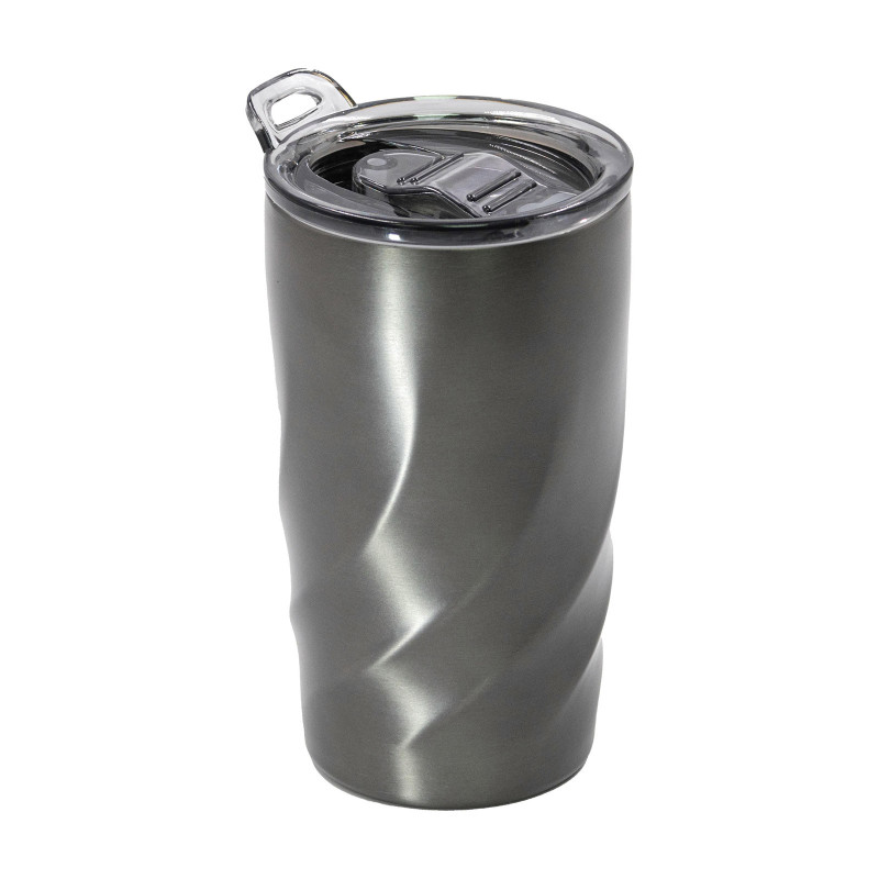 Mug isotherme en acier inoxydable recyclé Brandcharger®