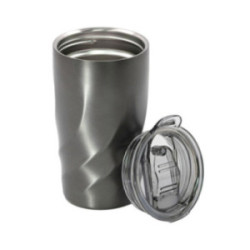 Mug isotherme en acier inoxydable recyclé Brandcharger®