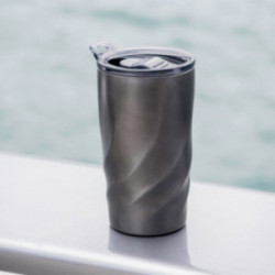 Mug isotherme en acier inoxydable recyclé Brandcharger®