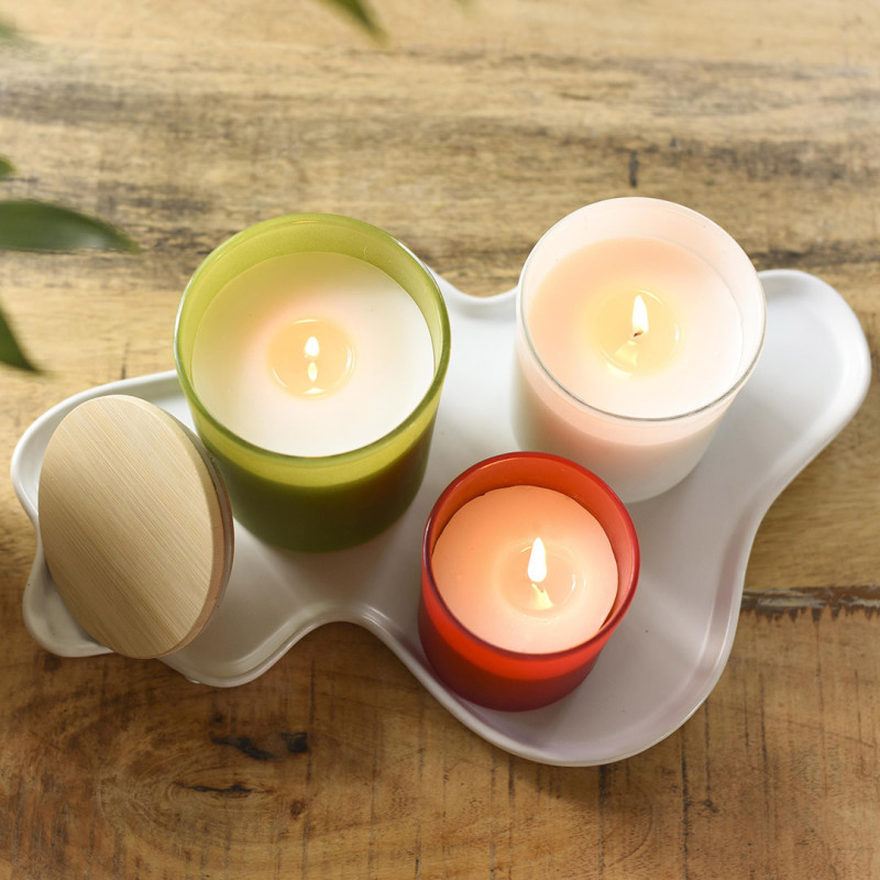 Petite bougie parfumée en cire végétale