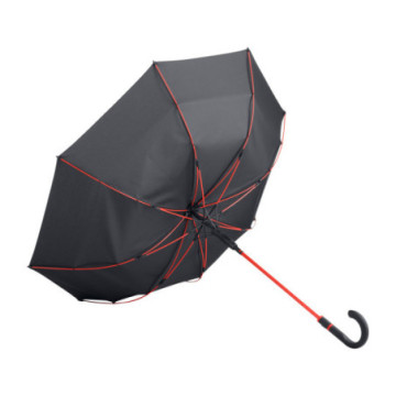 Parapluie canne tempête en rPET ouverture automatique