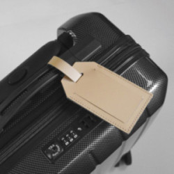 Porte-étiquette à bagage en cuir French collection®