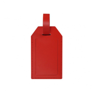 Porte-étiquette à bagage en cuir French collection®