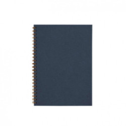 Carnet A5 à spirales avec couverture en carton recyclé