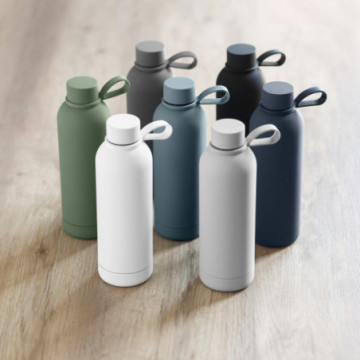 Bouteille isotherme 500 mL en acier inoxydable recyclé