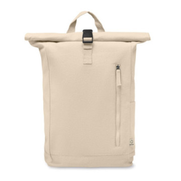 Sac à dos roll top en matières recyclées