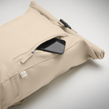 Sac à dos roll top en matières recyclées