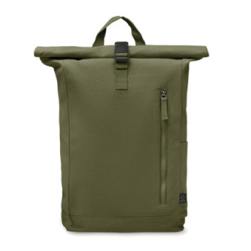 Sac à dos roll top en matières recyclées