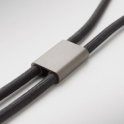 Lanyard câble de charge 60W en rPET