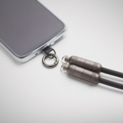 Lanyard câble de charge 60W en rPET