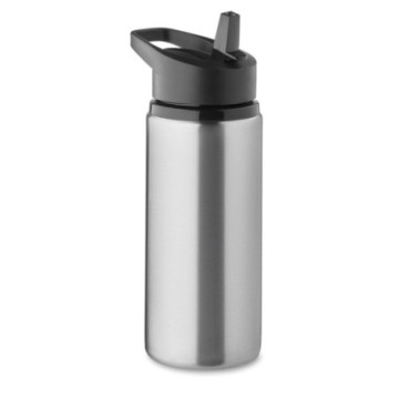Bouteille 500 mL avec paille