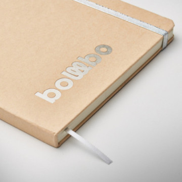 Carnet A5 avec couverture en carton recyclé