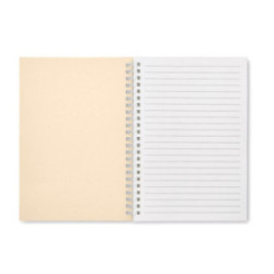 Carnet A5 recyclé à spirales