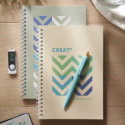 Carnet A5 recyclé à spirales