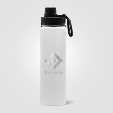 Bouteille isotherme 710 mL en acier inoxydable marquage laser