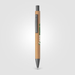 Stylo en bambou marquage quadri