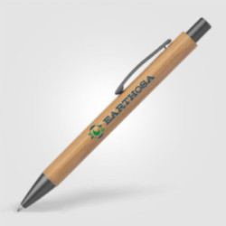 Stylo en bambou marquage quadri