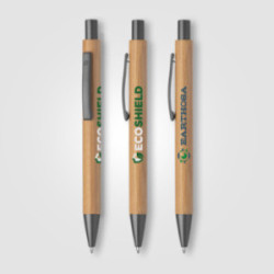 Stylo en bambou marquage quadri