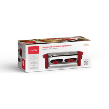Appareil à raclette 2 personnes Livoo®
