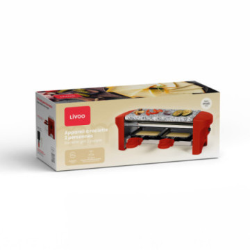 Appareil à raclette 2 personnes Livoo®