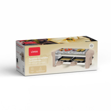 Appareil à raclette 2 personnes Livoo®