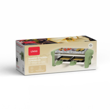 Appareil à raclette 2 personnes Livoo®