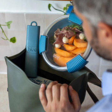 Lunch box hermétique 950 mL marquage quadri Bini®