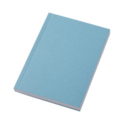 Carnet A6 à couverture souple en papier recyclé marquage quadri