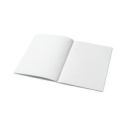 Carnet A5 à couverture souple en papier recyclé marquage quadri