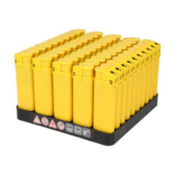Briquet électronique jaune
