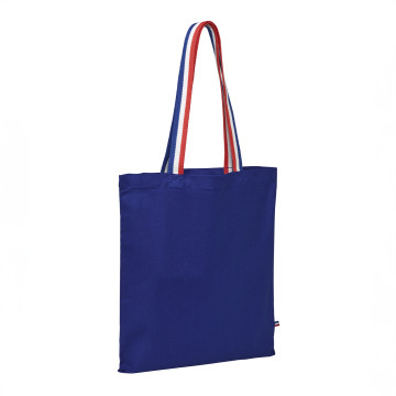 Sac en coton couleur anses tricolores 180 g/m² Ubag®