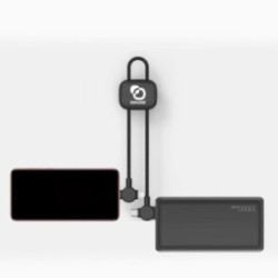 Câble de charge 60W avec logo lumineux Akashi®