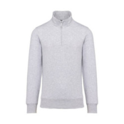 Sweat-shirt homme col zippé Kariban® couleur