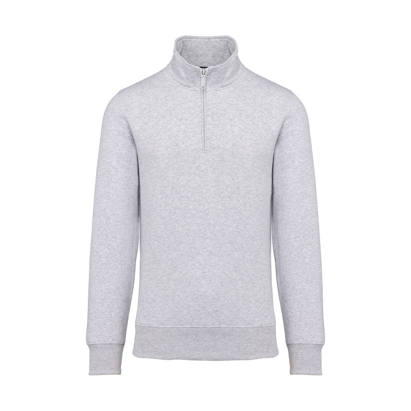 Sweat-shirt homme col zippé Kariban® couleur