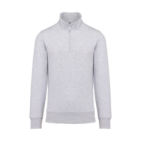 Sweat-shirt homme col zippé Kariban® couleur